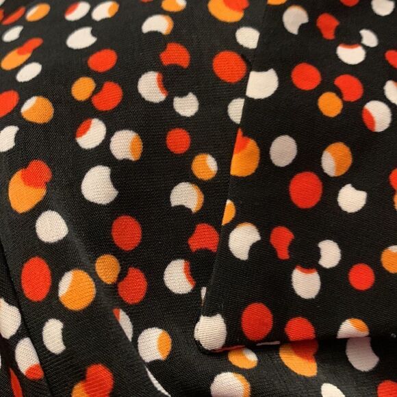 Mlle Gabrielle Large belted dress polkadot with strip at v-neck & around bottom - Picture 8 of 8